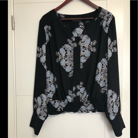 IVANKA TRUMP/Ladies/Black & Blue/XL/Blouse